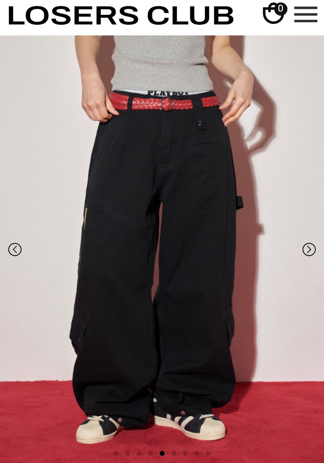 루저스 클럽 카고 포켓팬츠 L 상품이미지2