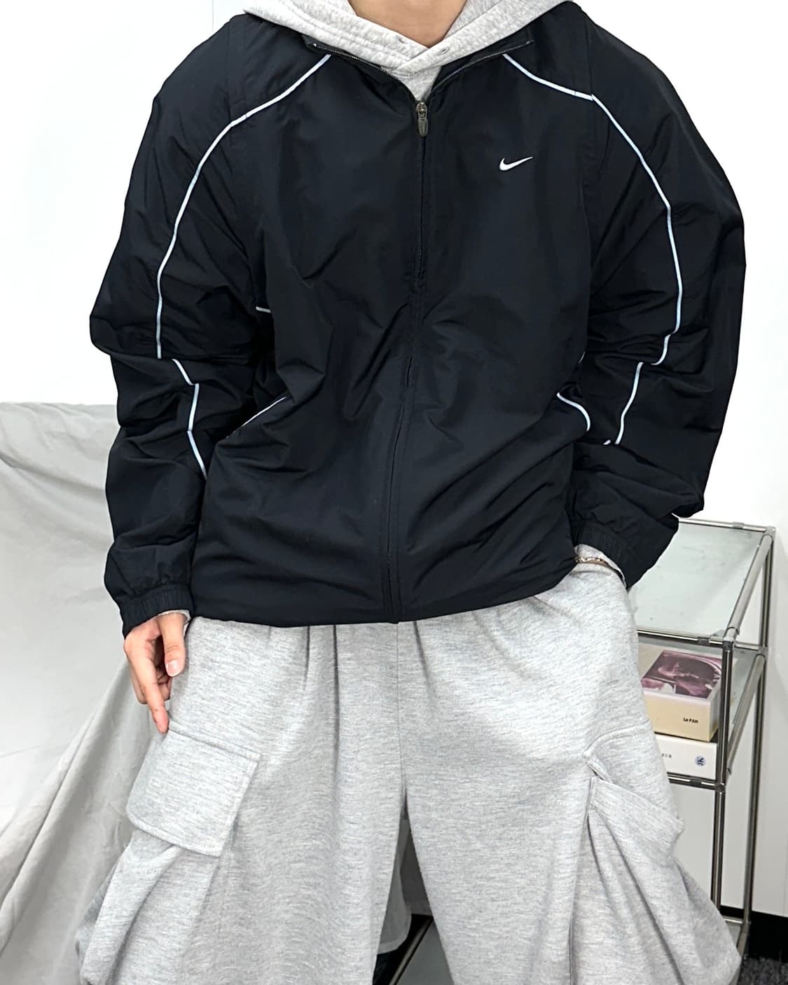 나이키 00s 블랙 바람막이 2XL 상품이미지2