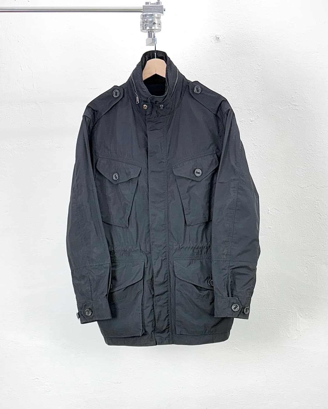 폴로 랄프로렌 블랙 M-65 나일론 히든 후디 필드 자켓 상품이미지1