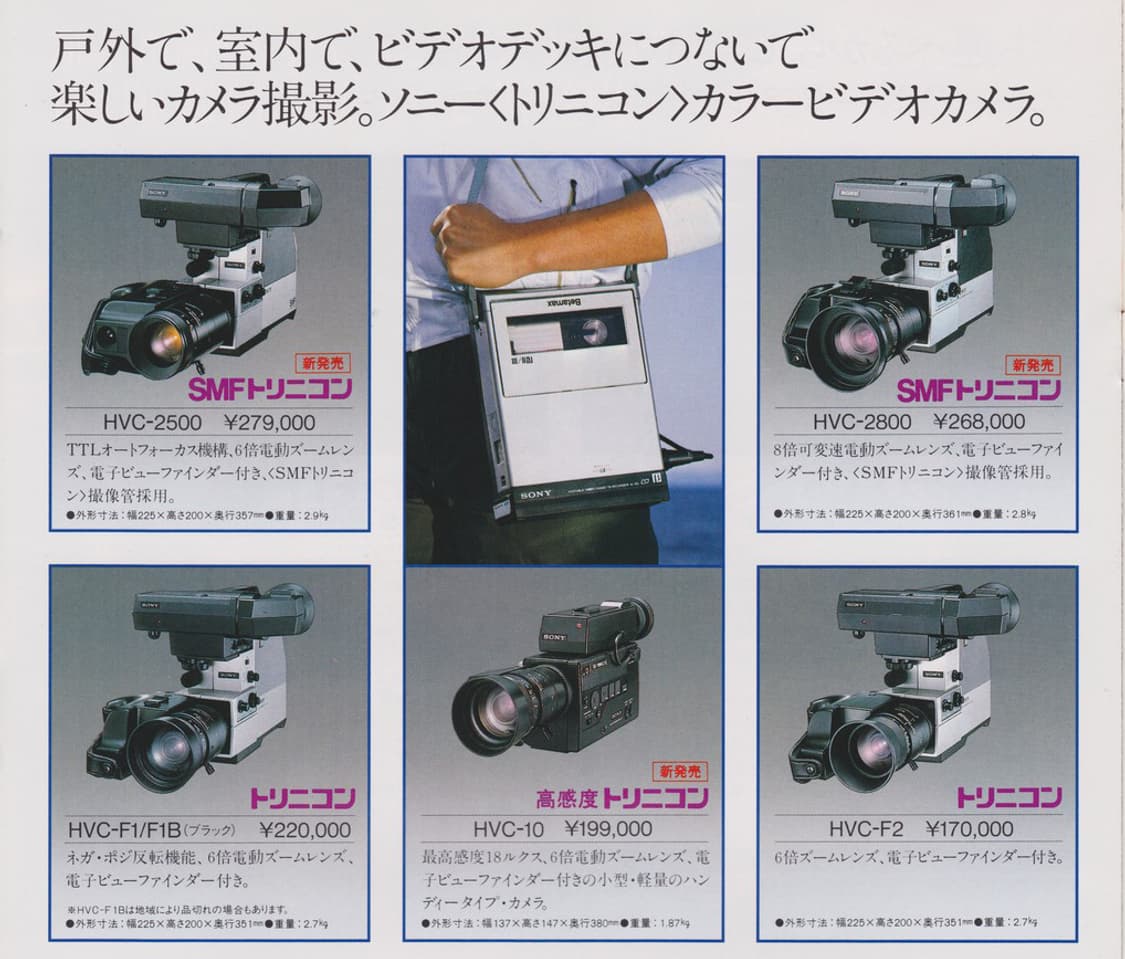 소니 베타 비디오 카메라 HVC-2800 상품이미지9