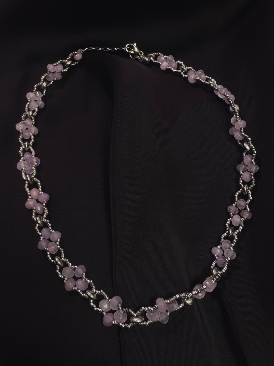 Handmade lavender Necklace 상품이미지2