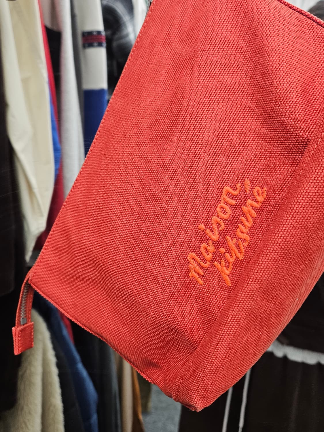 메종키츠네 폭스헤드파우치백 상품이미지5