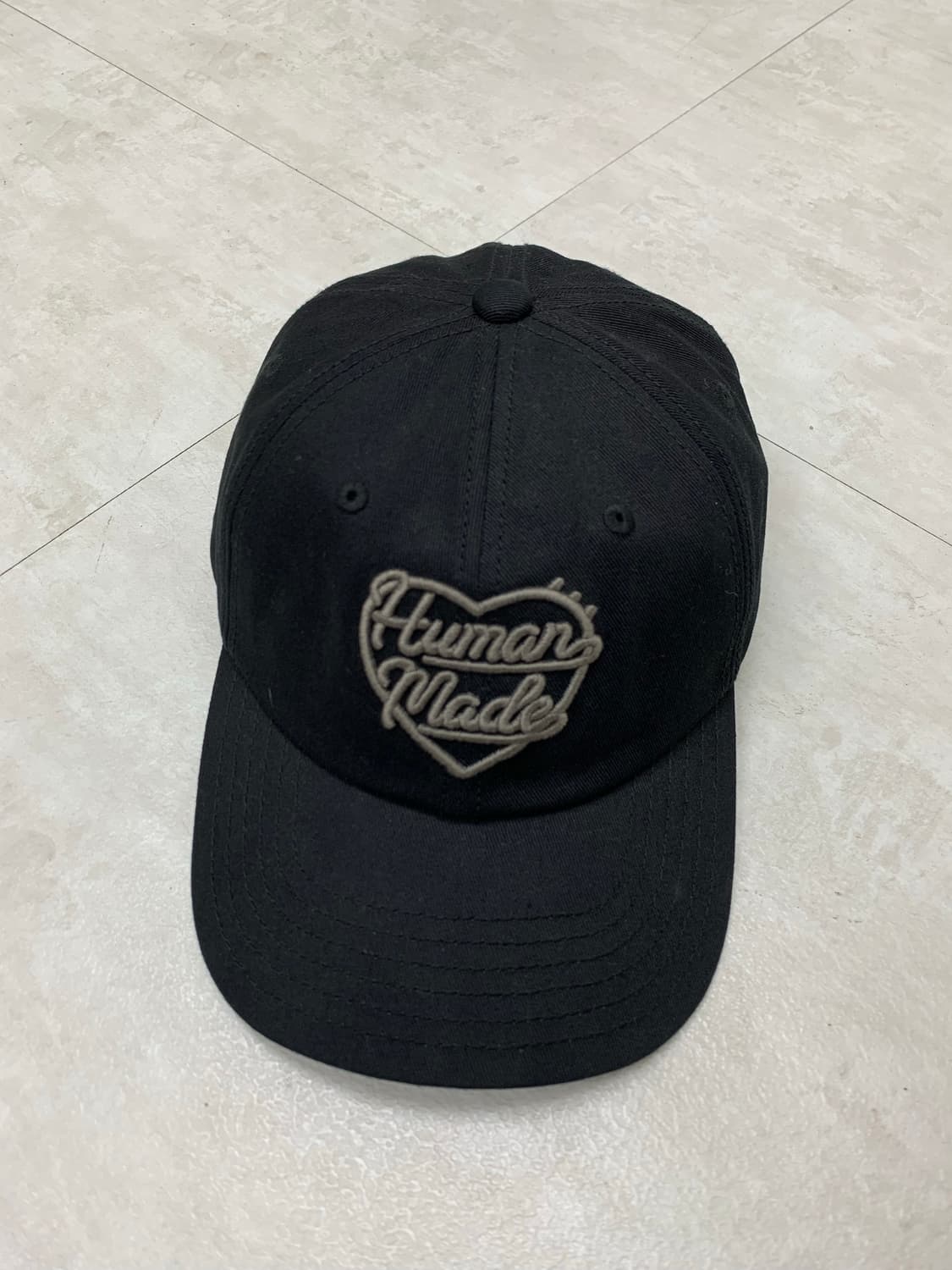휴먼메이드 블랙 레터링 디테일 볼캡 #297 상품이미지2