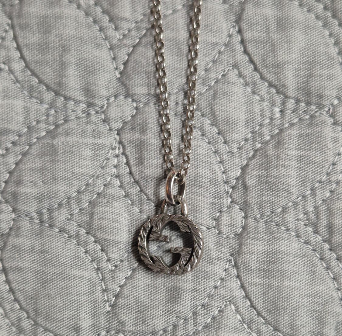 (정품) 구찌 인터로킹 GG 목걸이 (명품 목걸이 실버 팬던트) 상품이미지3