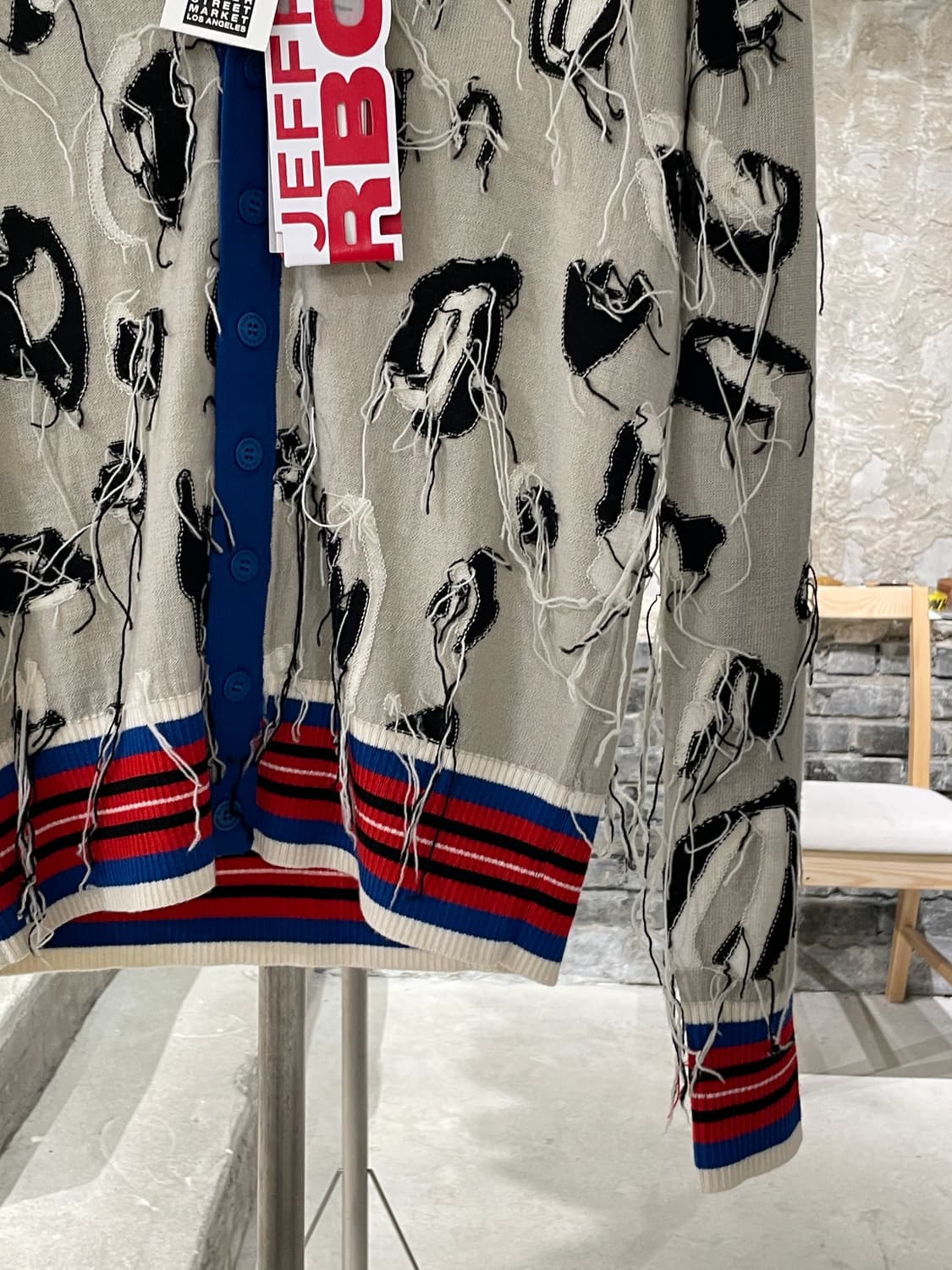 찰리 제프리 러버보이 거들 애니멀 울 가디건 상품이미지5