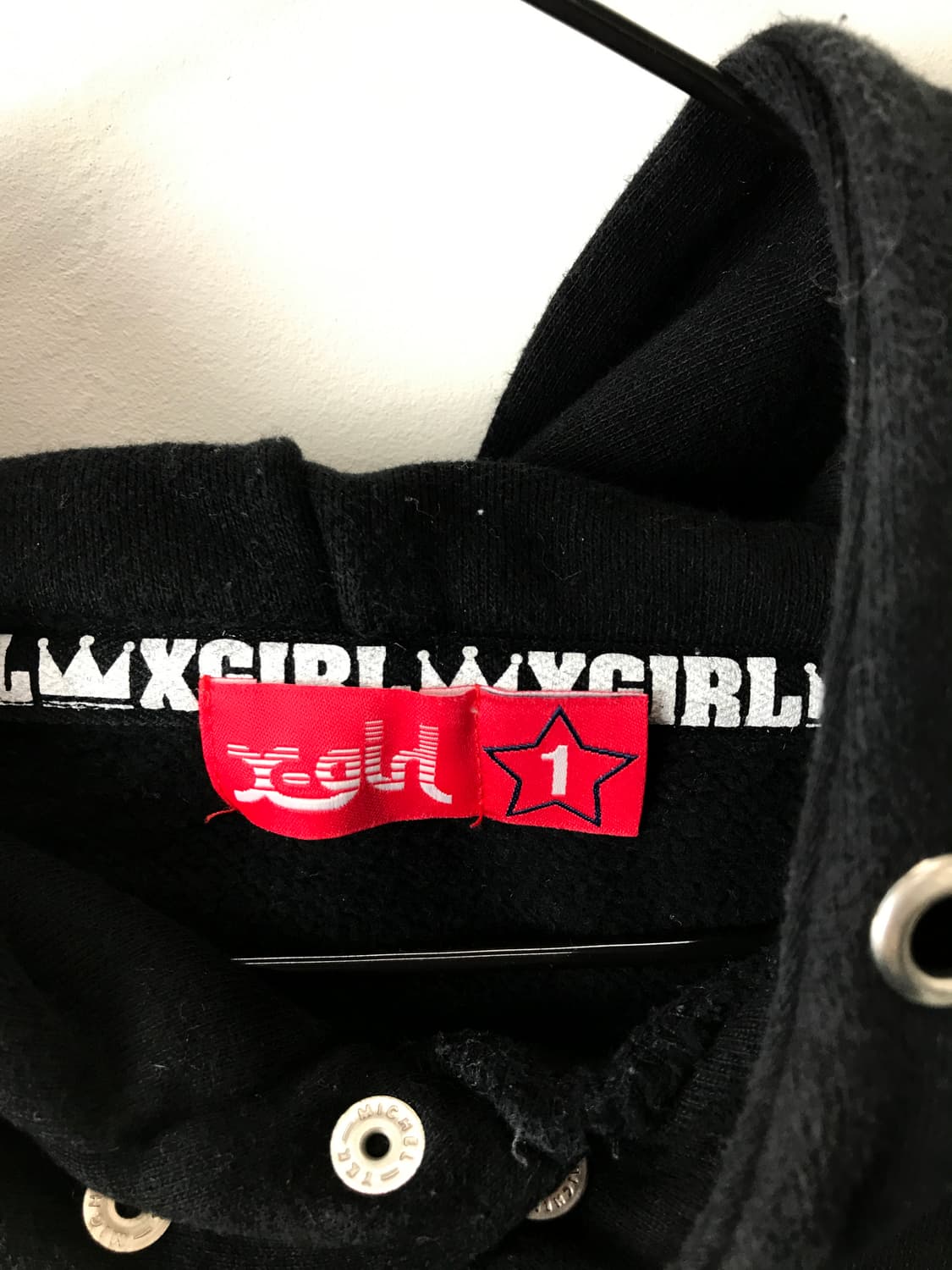 X-GRIL Black Blue logo hood t-shirt 상품이미지4