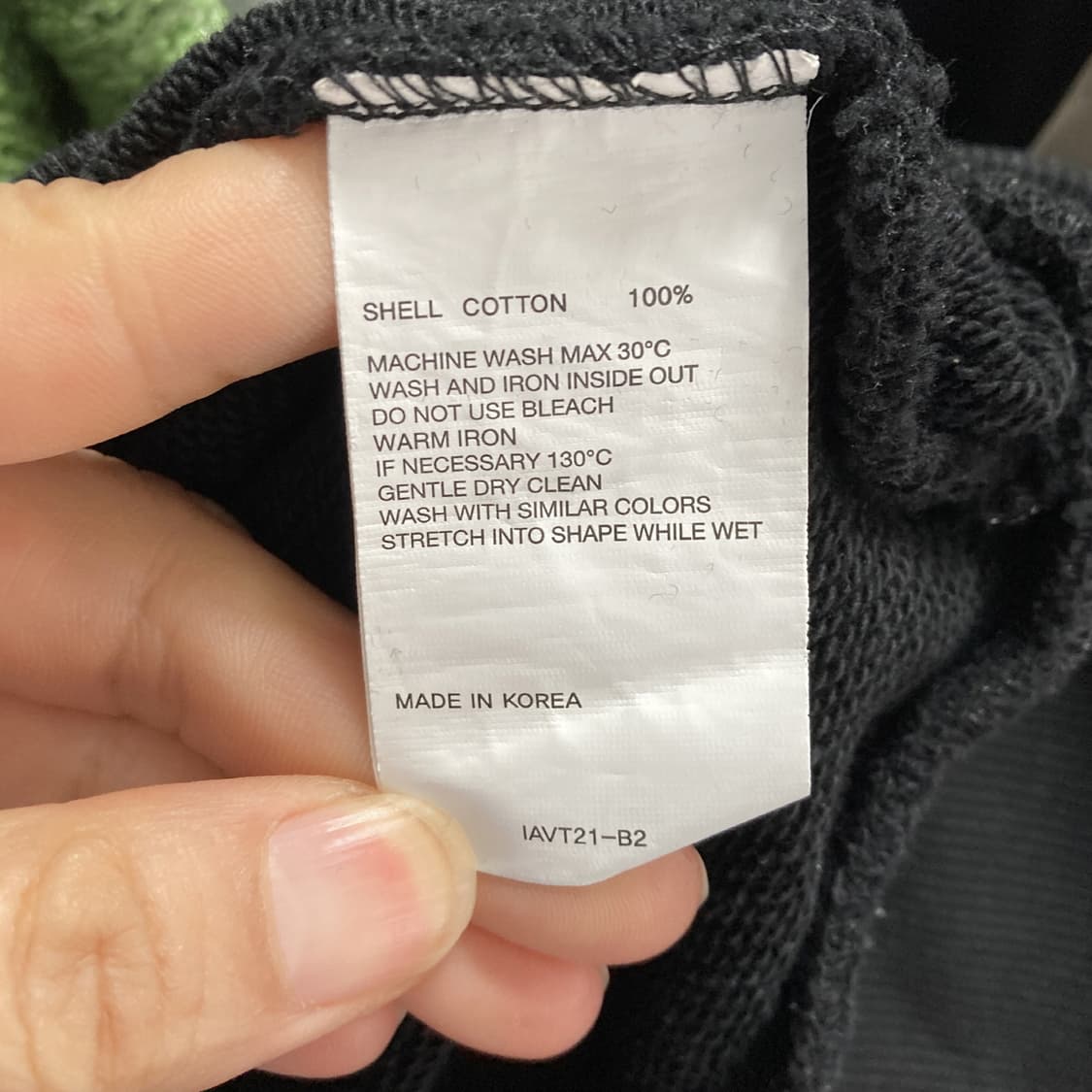 비바스튜디오 남성맨투맨티셔츠 블랙 M  상품이미지5