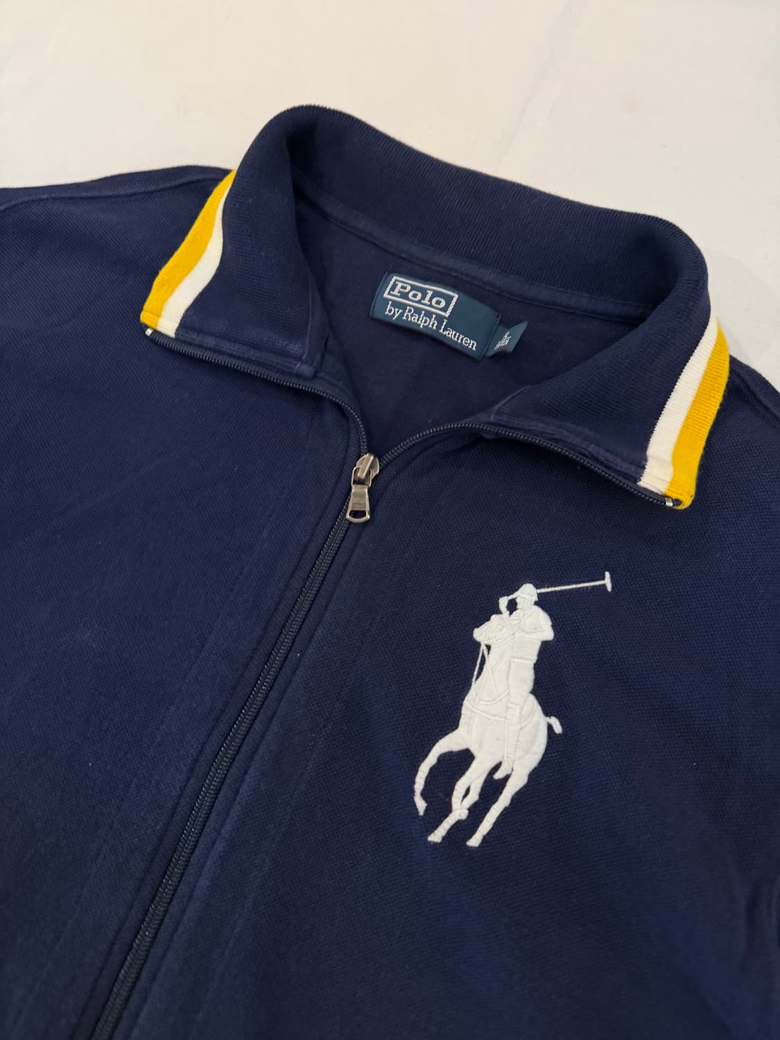 폴로 랄프로렌 빅포니 치프키프 코튼 집업 져지 네이비 상품이미지2