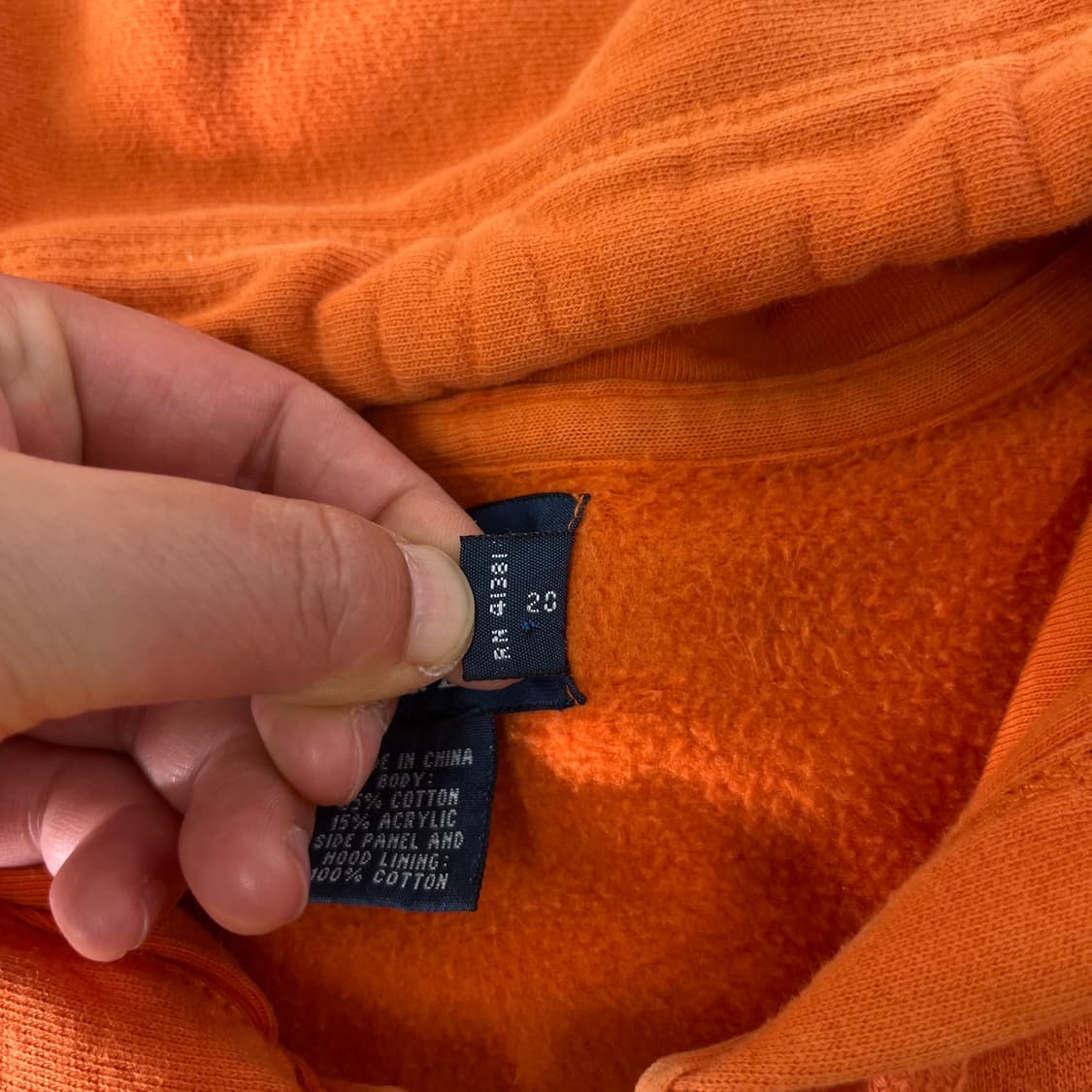 100 폴로랄프로렌 스몰포니 오렌지 후드집업 상품이미지4