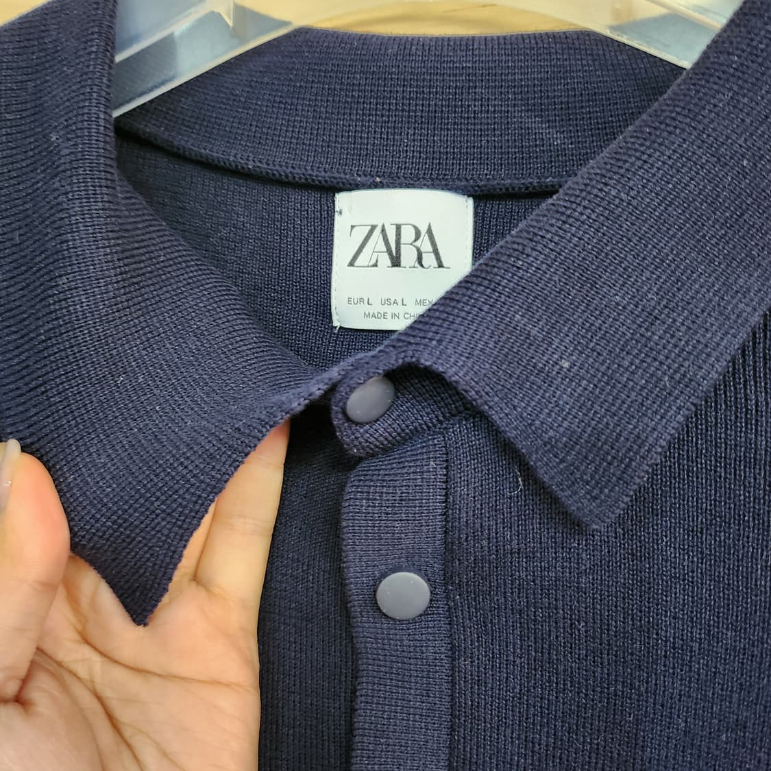 204) 자라 ZARA 남성 카라니트 상품이미지4