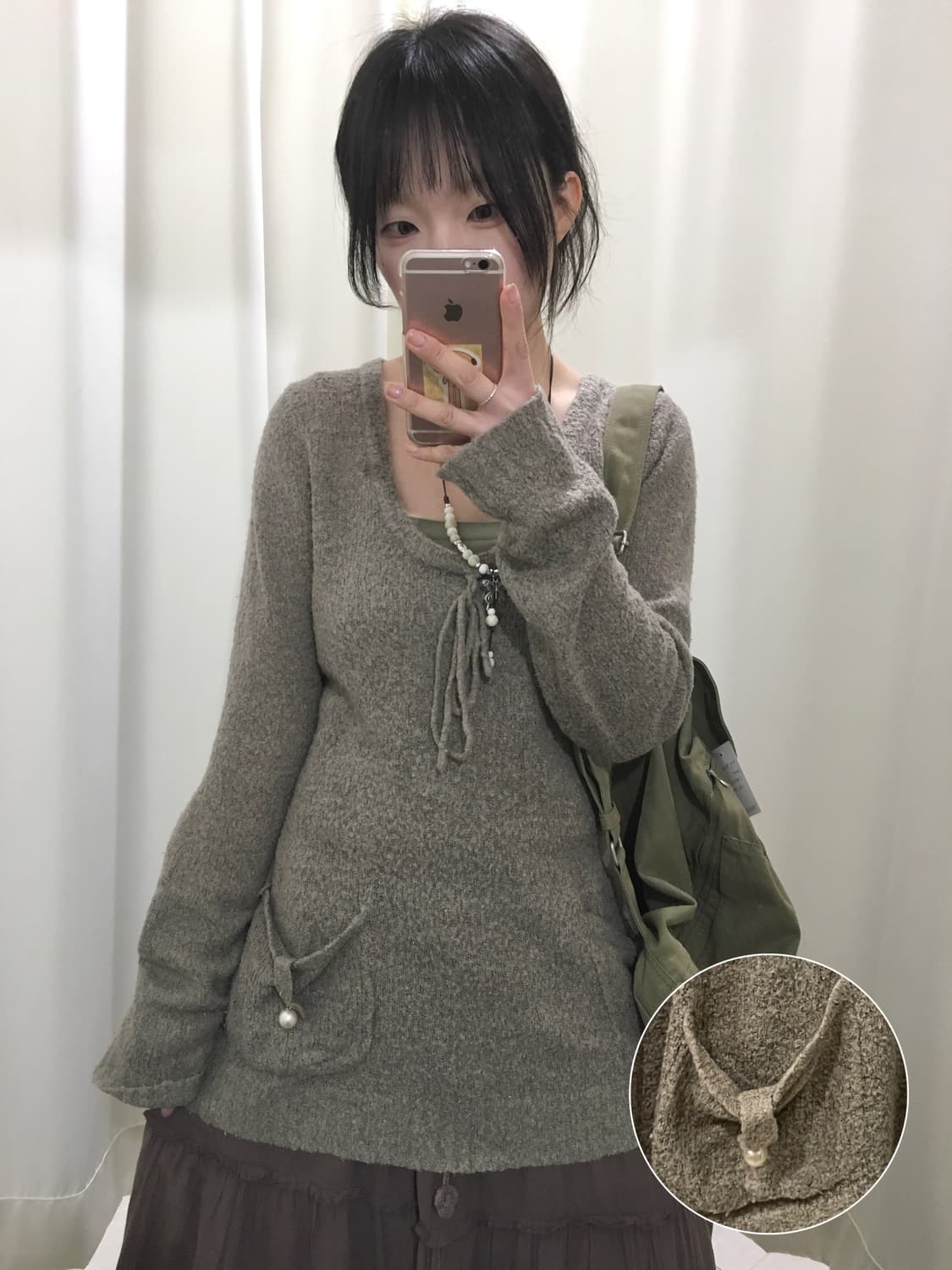 natural mori knit 상품이미지1
