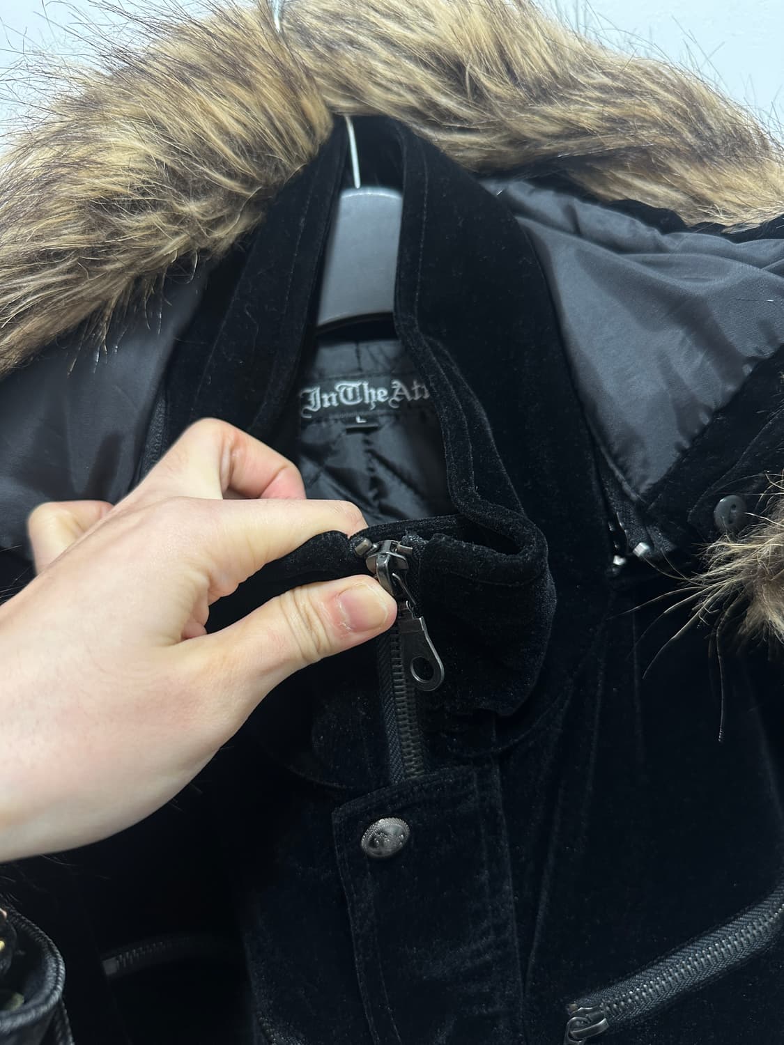 IN THE ATTIC fireman velour fur jacket 상품이미지6