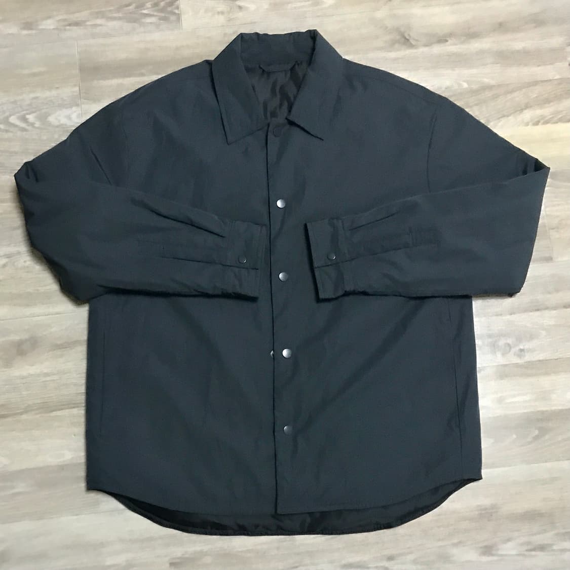 에잇세컨즈 셔츠 자켓 L사이즈 다크그린 상품이미지2
