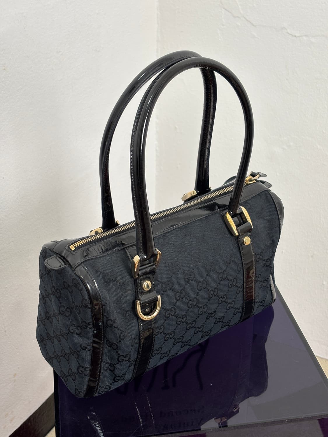 Old Gucci 00s GG Canvas Boston Bag 상품이미지2