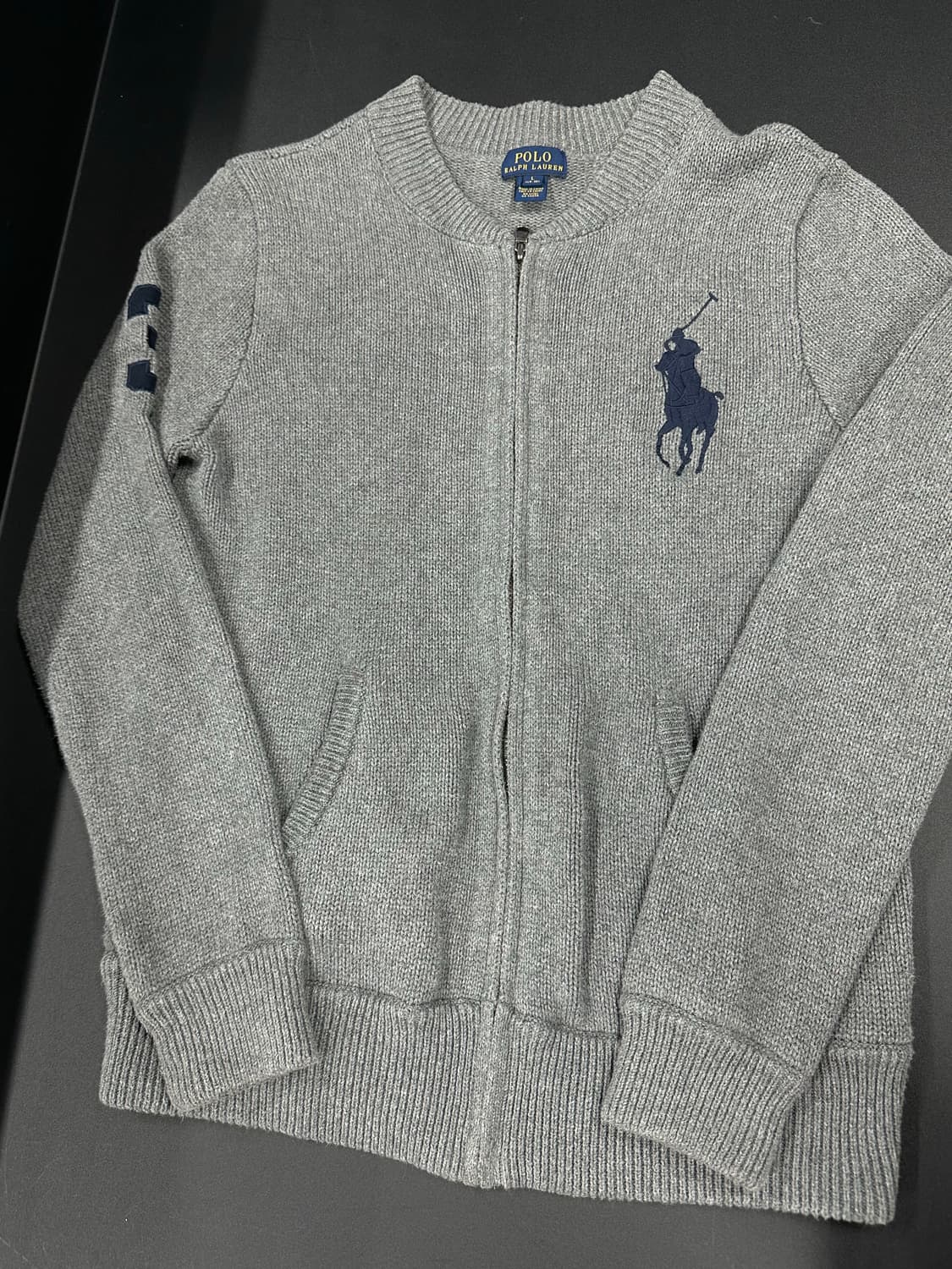 폴로 랄프로렌 빅포니 니트 집업 상품이미지4