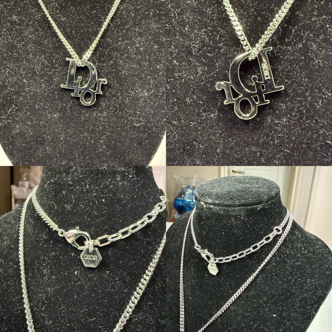 디올 오블리크 펜던트 네클리스 목걸이 상품이미지4