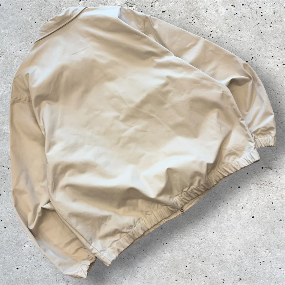 [2XL] 나이키 베이지 헤링턴 블루종 코튼 자켓 D610 상품이미지2