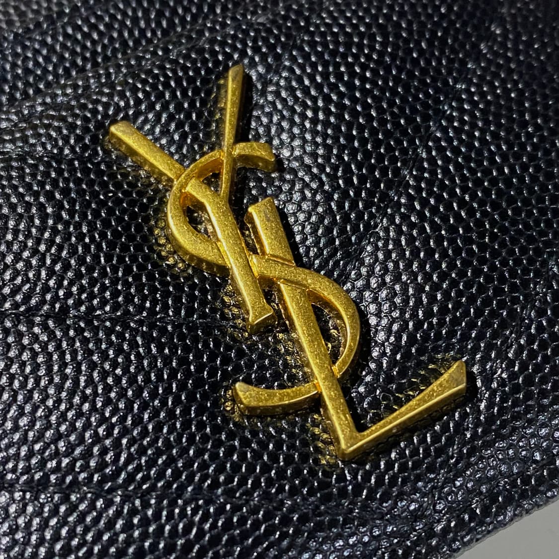 [정품]SAINT LAURENT 생로랑 마틀라세 모노그램 금장 카드지갑 상품이미지2