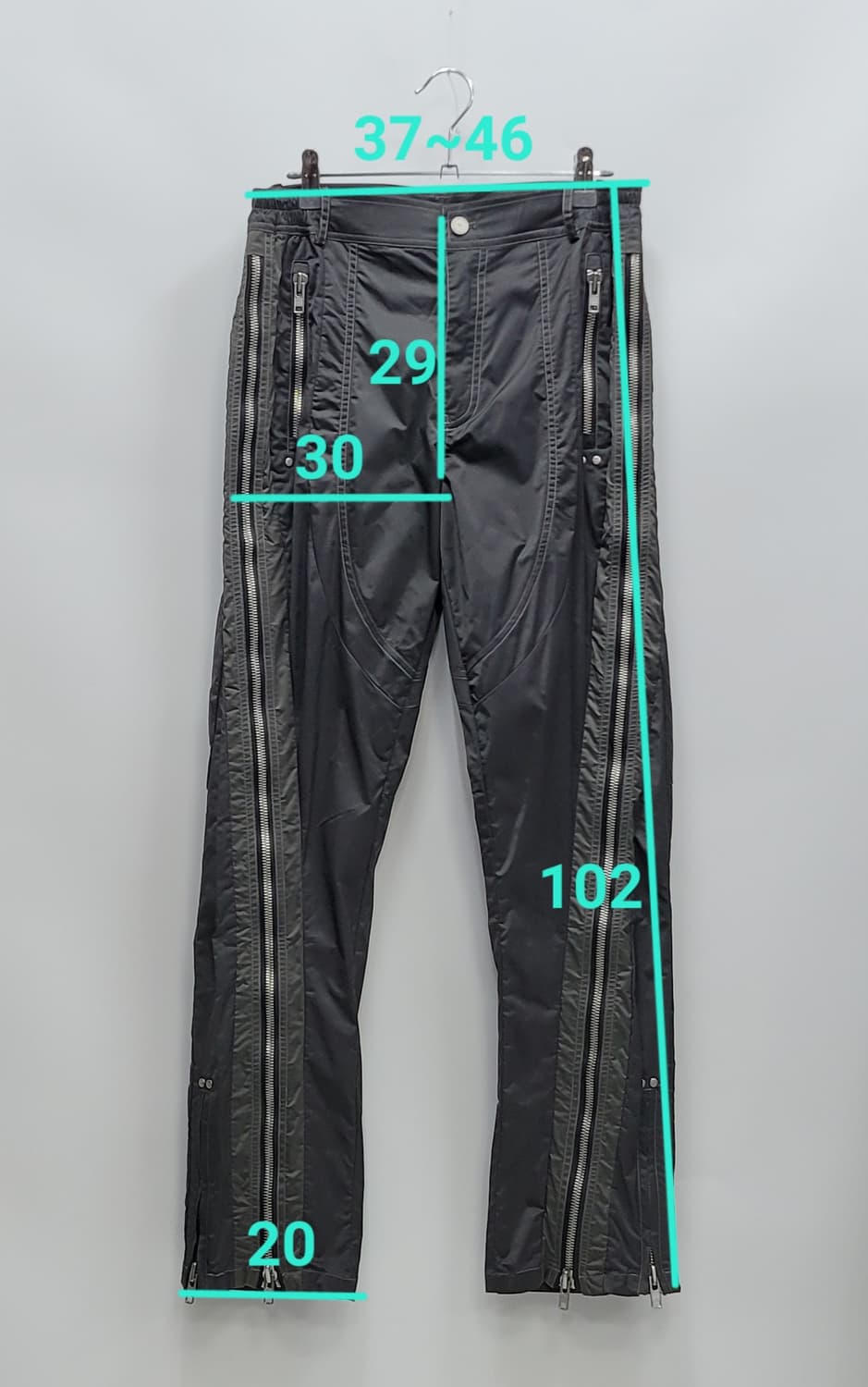 FAR FROM WHAT 파프롬왓 지퍼 트랙 팬츠 / 남 S 진그레이
 상품이미지10