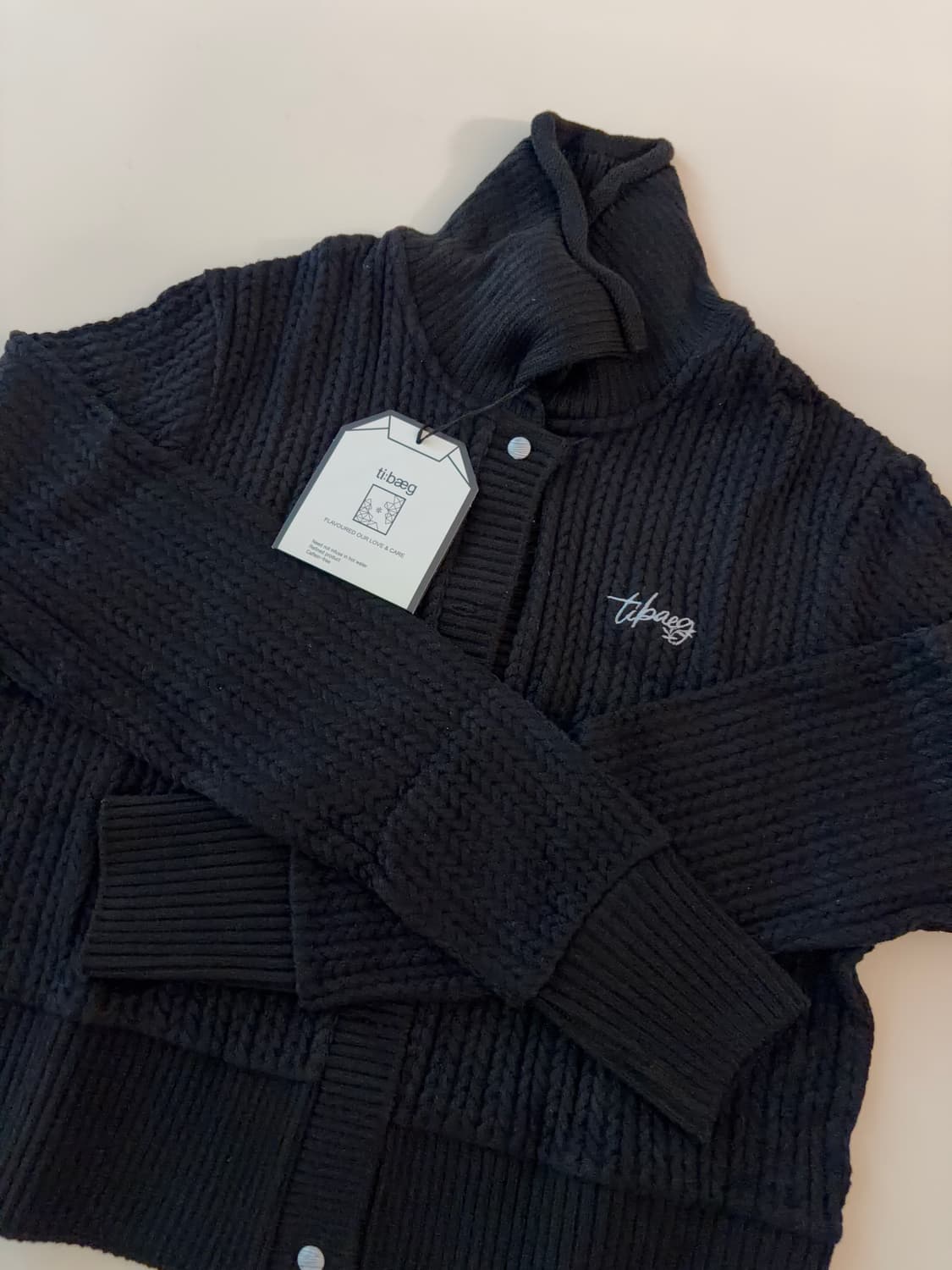 ti:baeg 티백 트위티 가디건 (블랙) 상품이미지2