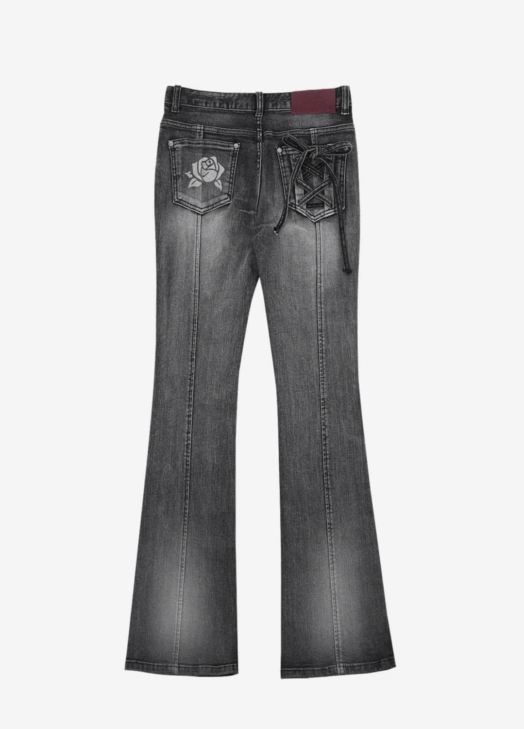 달링유어배드 ROSE BOOTS CUT DENIM #BLACK s 상품이미지2