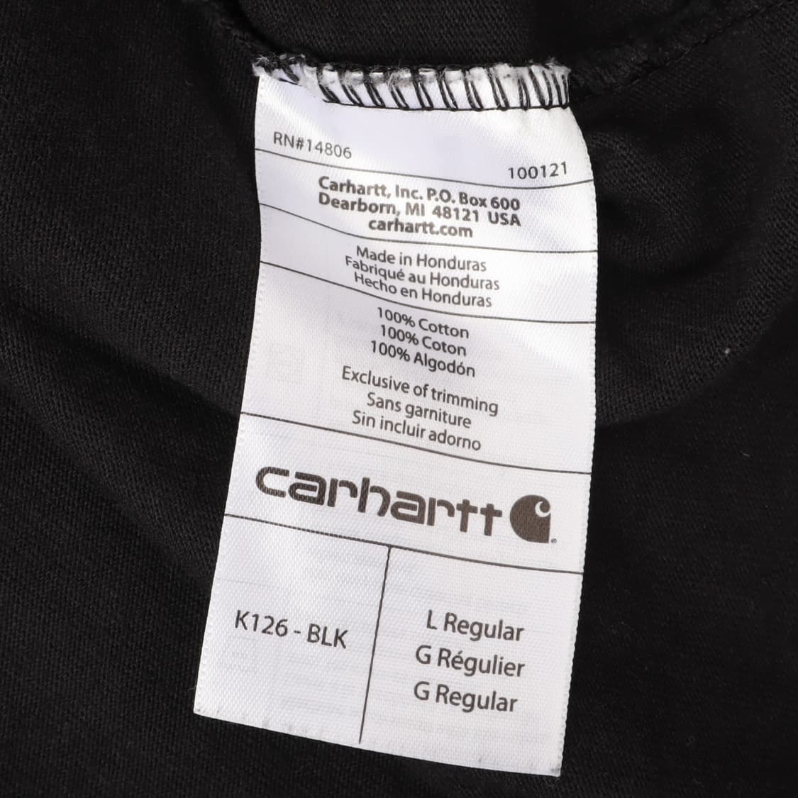 칼하트 포켓 로고 롱슬리브 티셔츠 상품이미지8