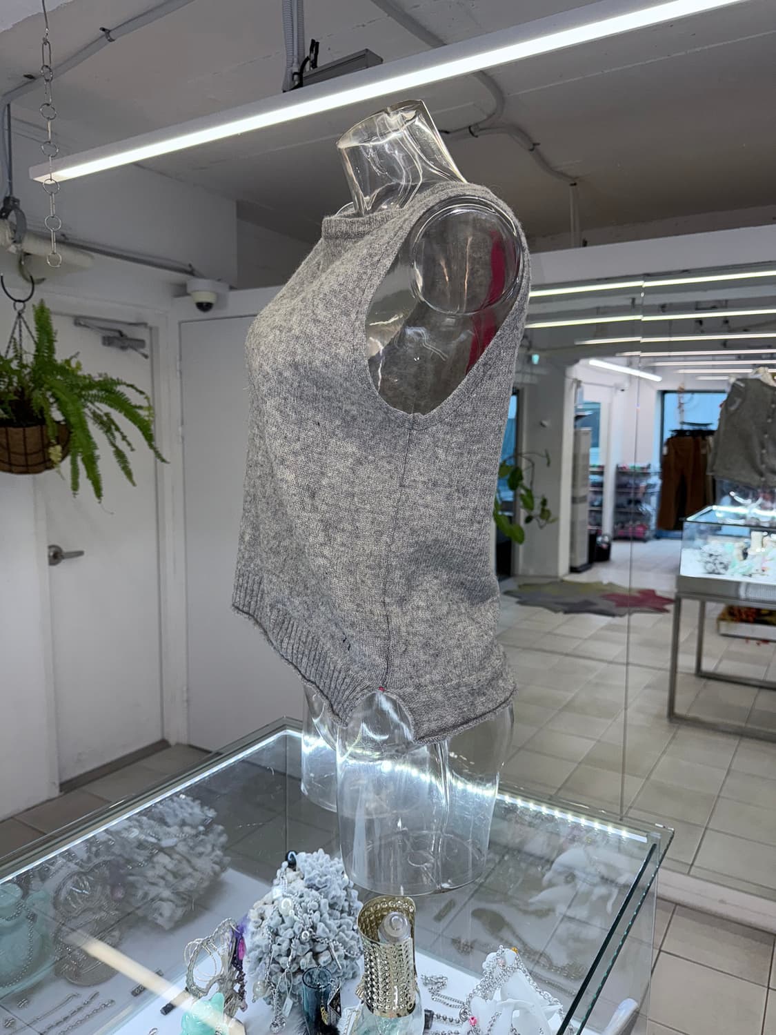 back button knit vest 상품이미지3