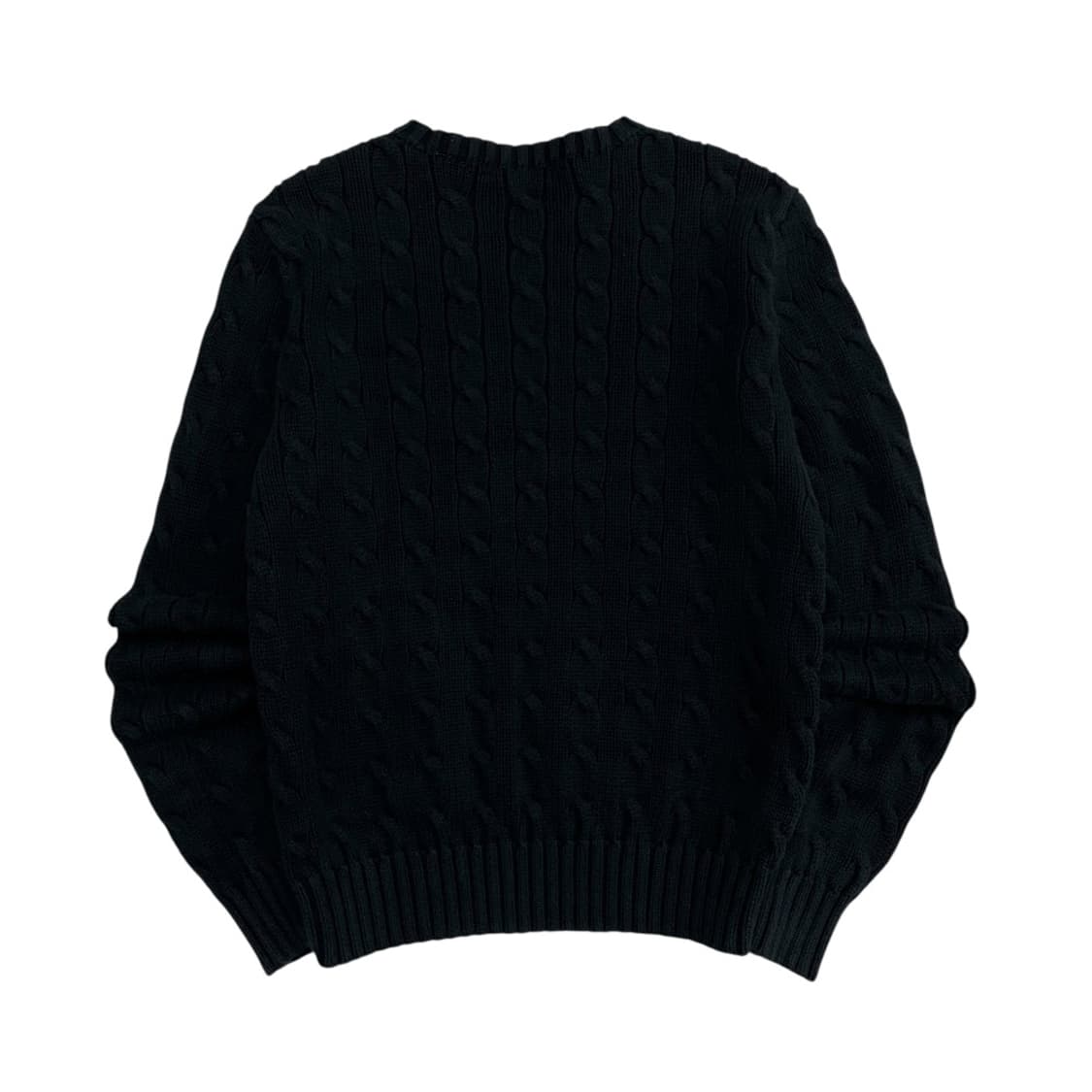 폴로 랄프로렌 레드포니 블랙 꽈배기 니트 XS 상품이미지3