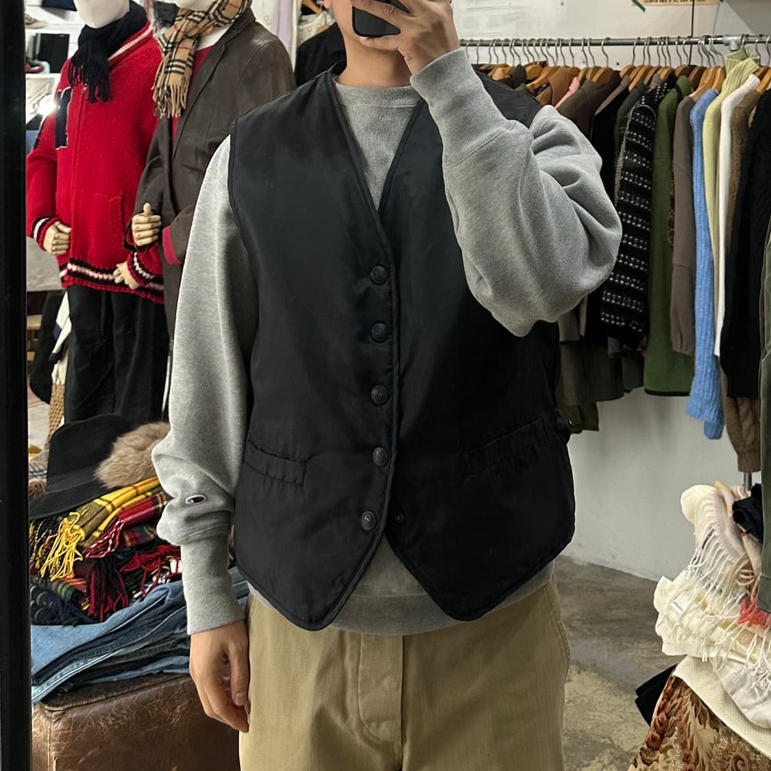 (착용컷) GIORGIO ARMANI GOLF 베스트 (남성용 105) 상품이미지3