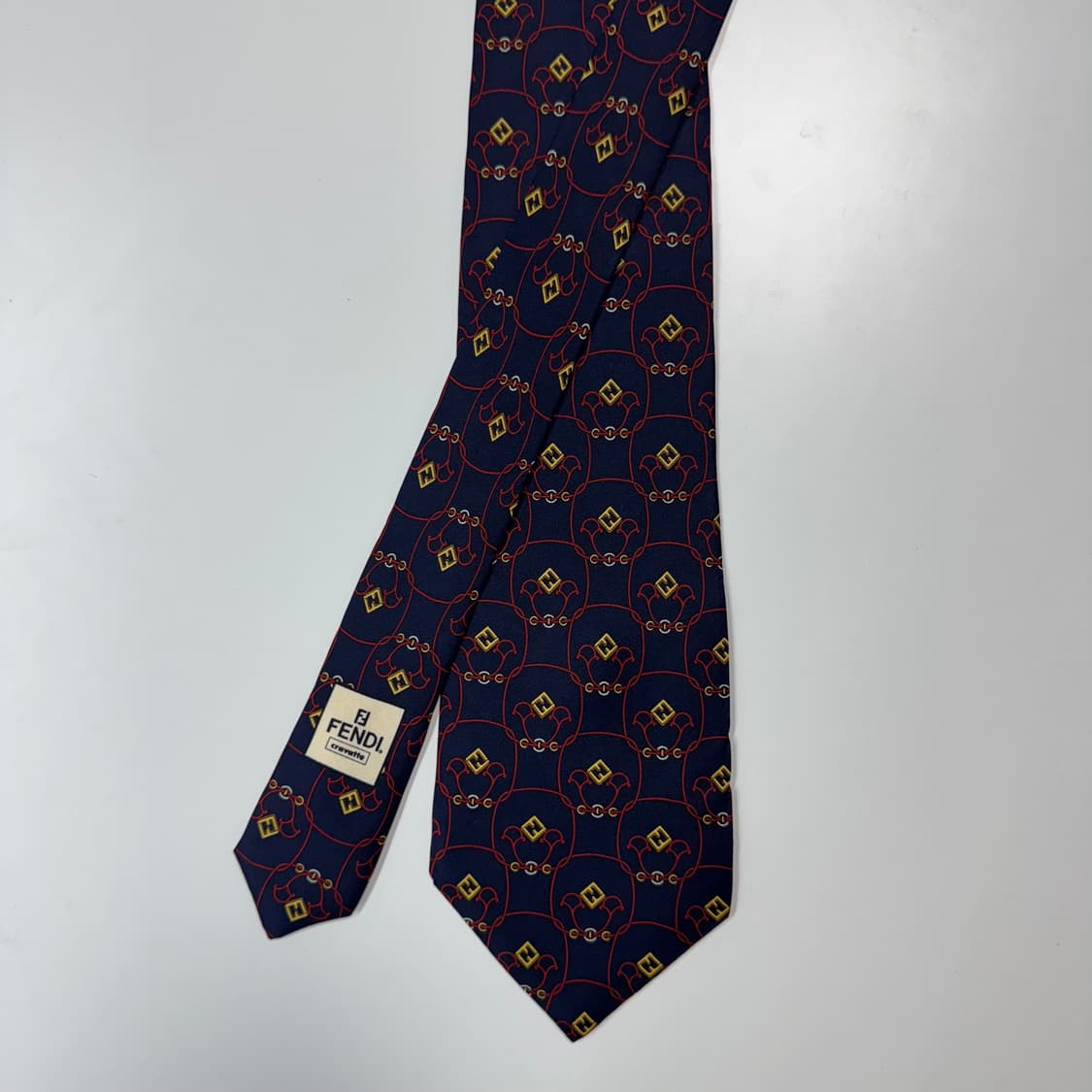 펜디 (FENDI) FF 모노그램 정품 명품 넥타이 상품이미지1