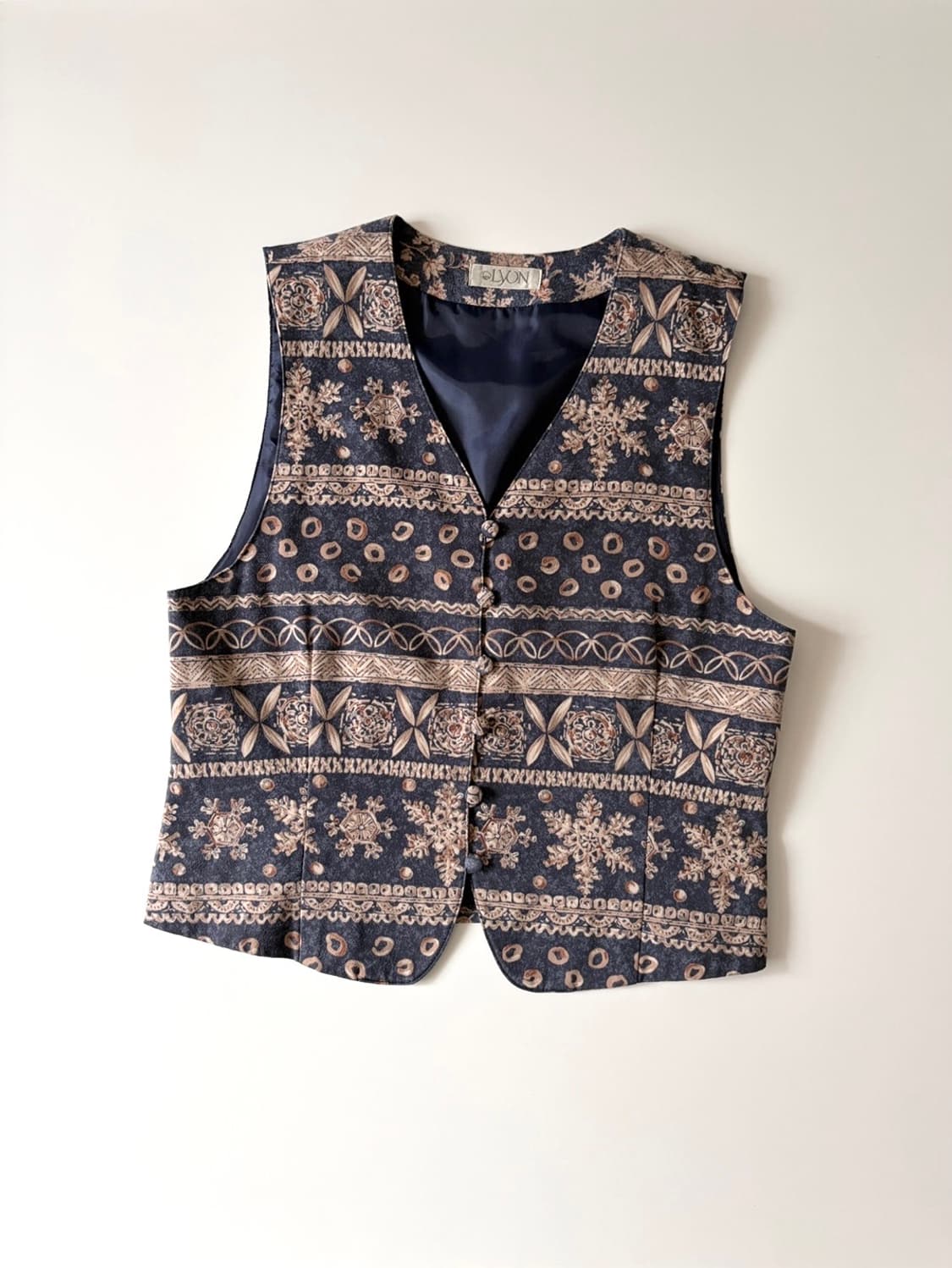 patterned vest 상품이미지6