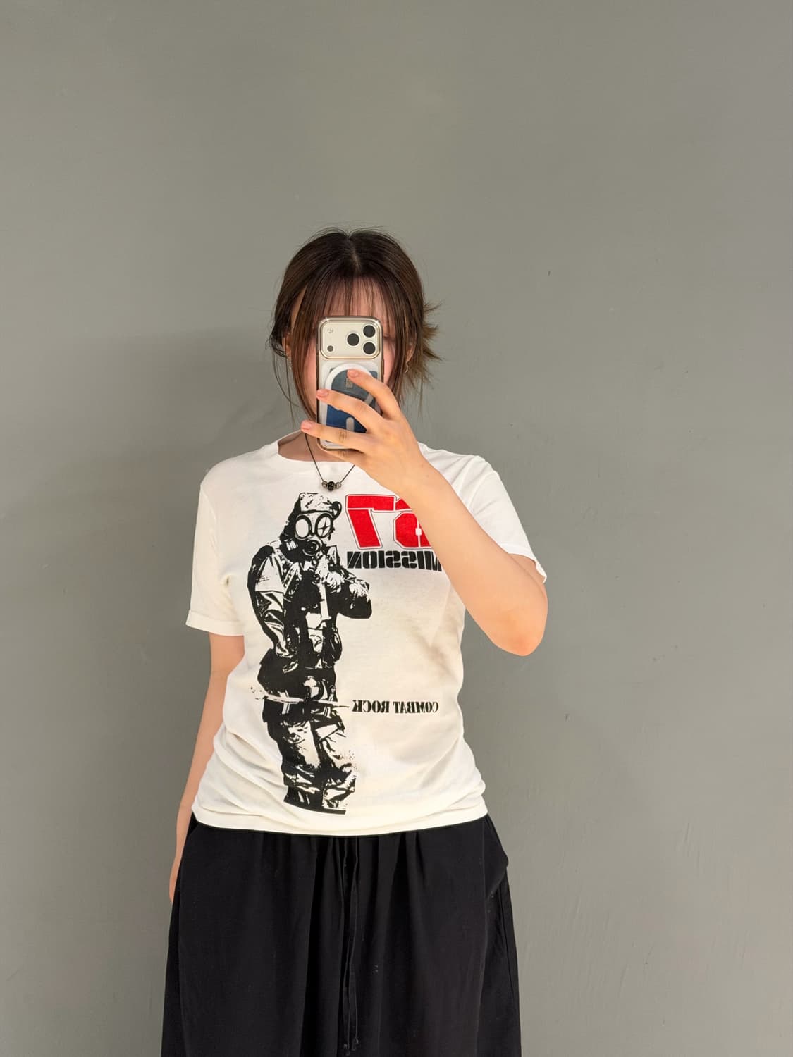 gas mask man printing top 상품이미지2