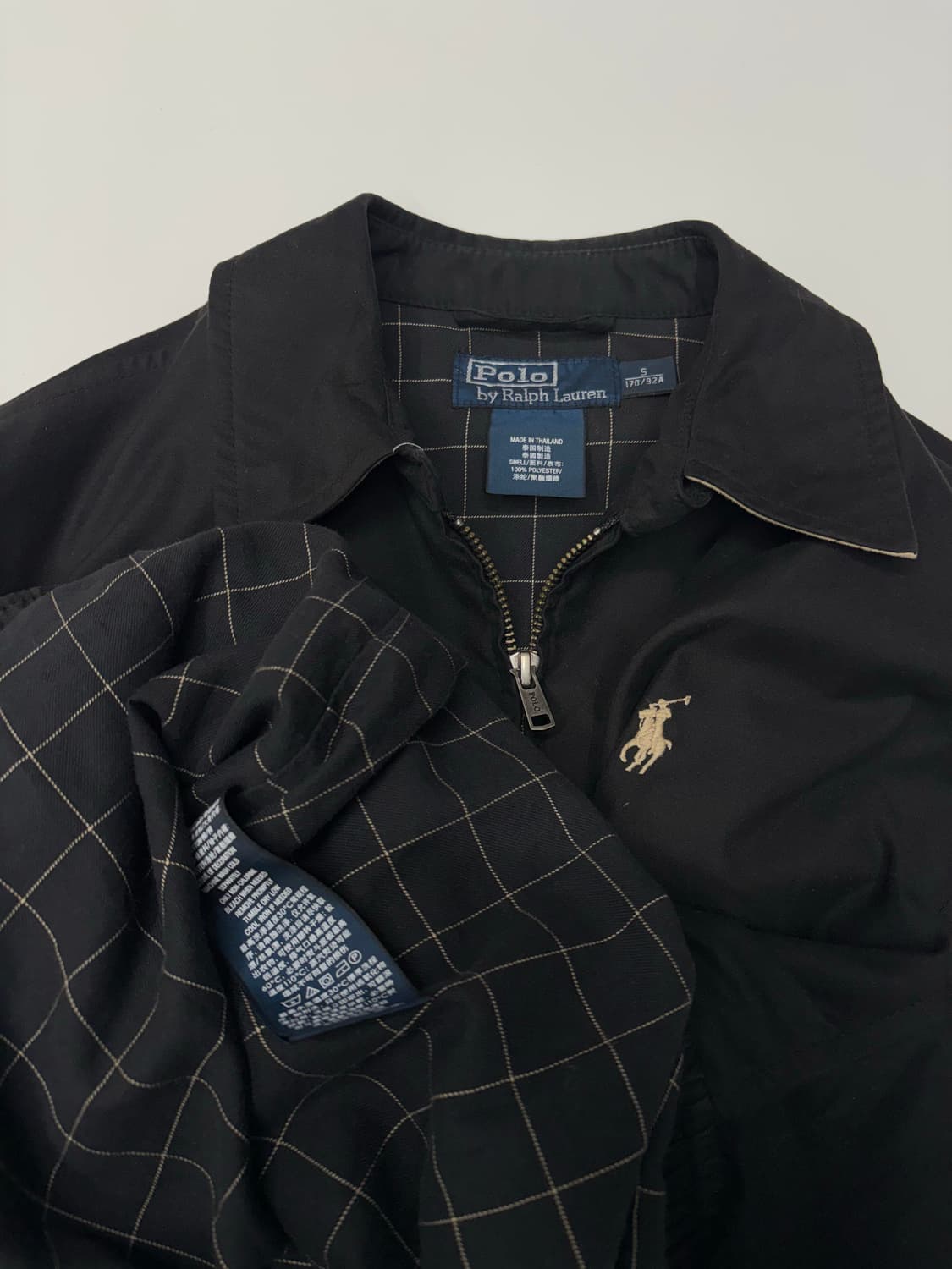 폴로 폴리쉘 블랙 스윙탑 상품이미지1