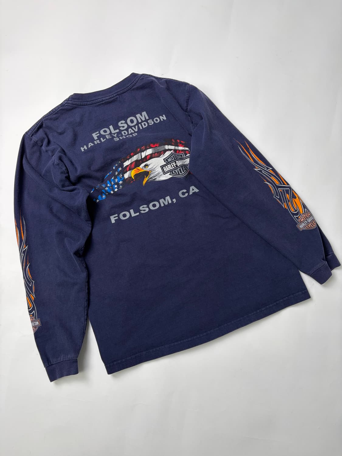 00s Harley Davidson L/S Tee (navy) 상품이미지2