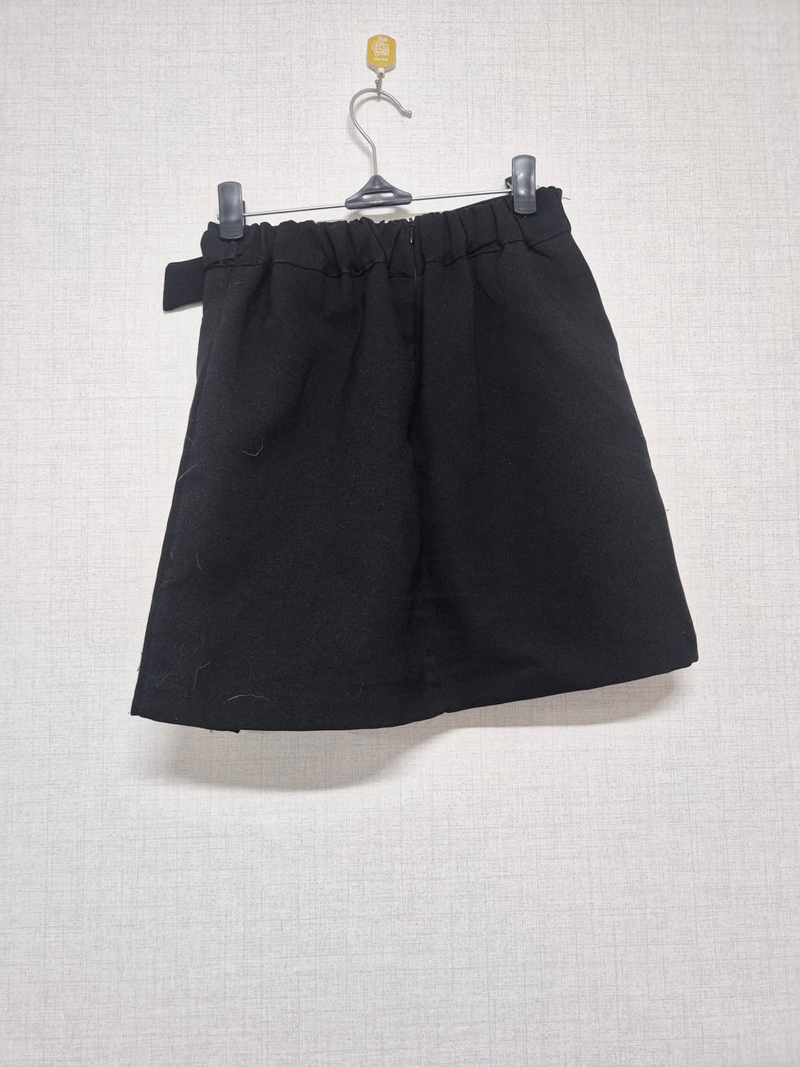 블랙 랩 스커트 상품이미지2