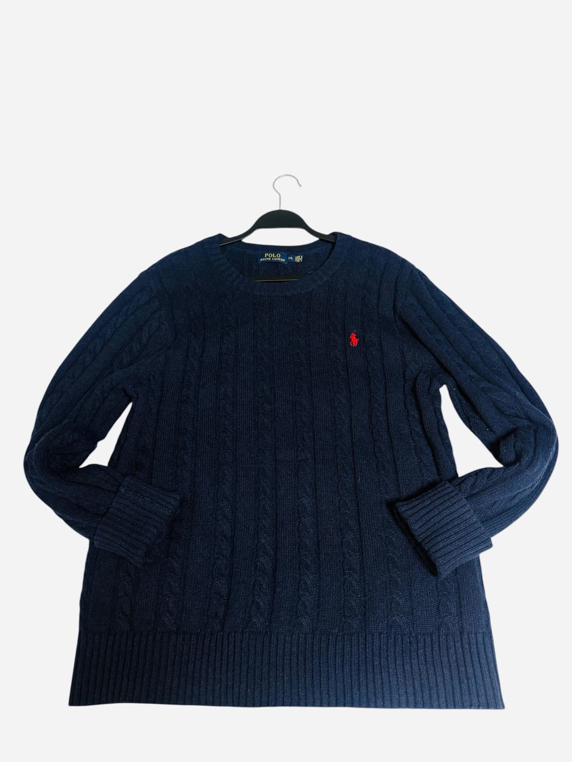 POLO Ralph Lauren Navy Cable Knit (XXL) 상품이미지2