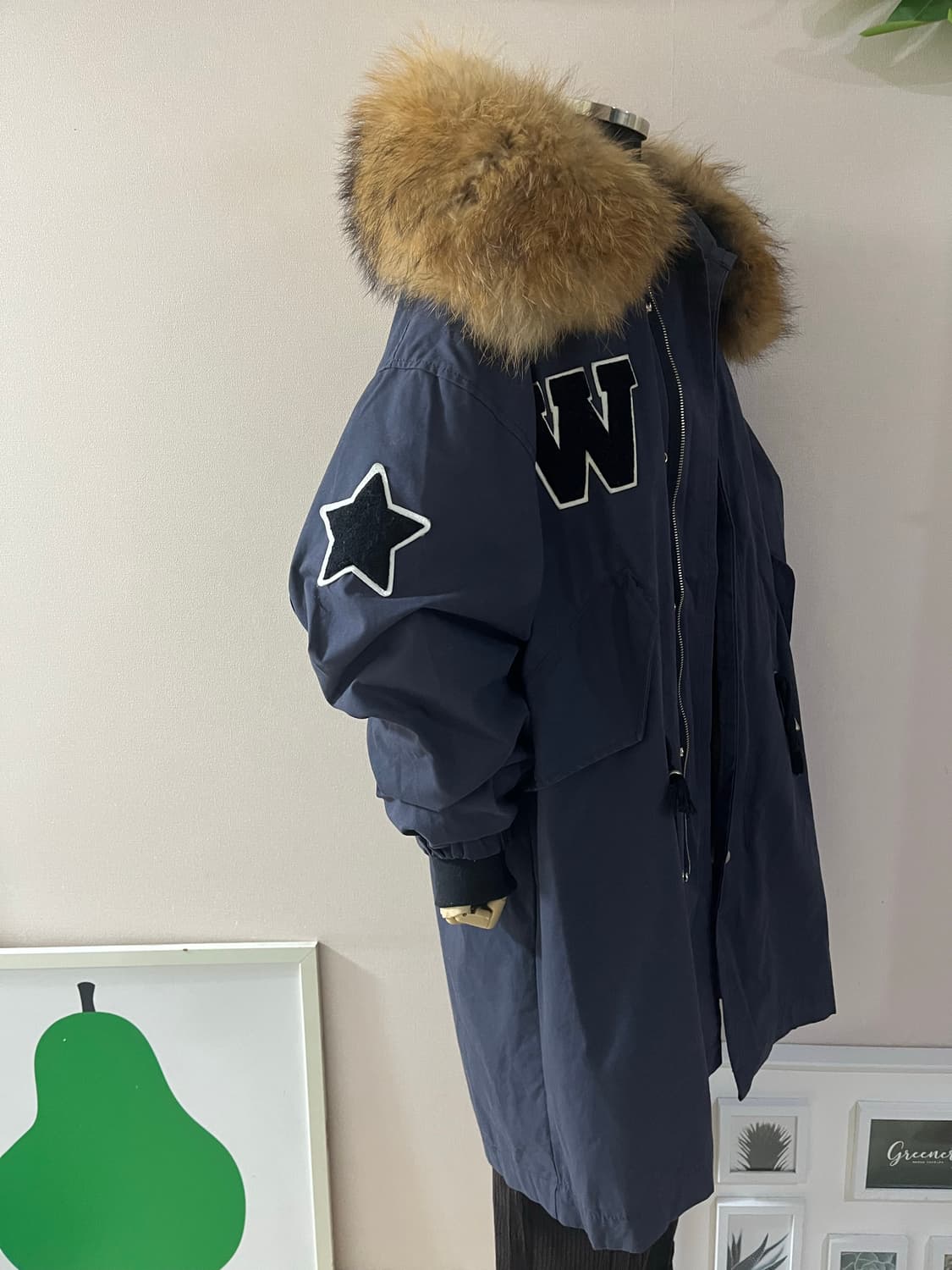 네이비라쿤야상점퍼 상품이미지2