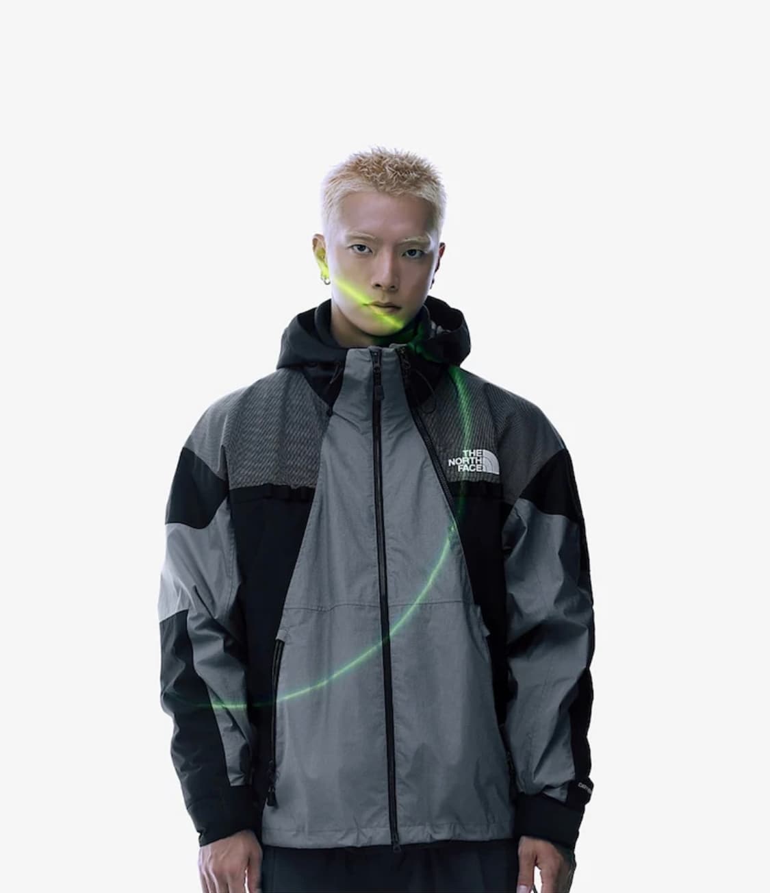 노스페이스 라인엑스 LINE-X 그레이 바람막이 95 (M) 상품이미지4