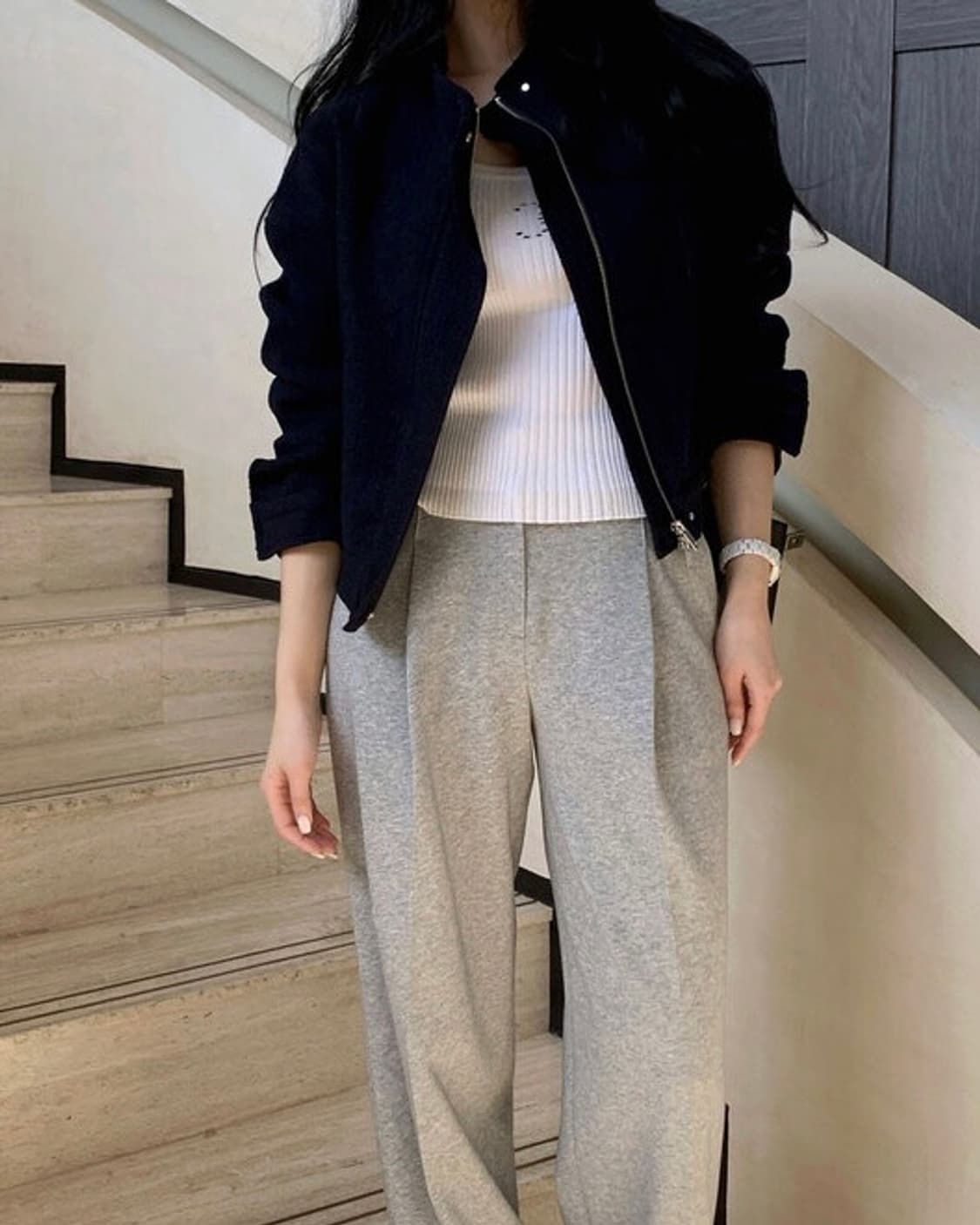 브론 트위드 블루종 자켓 상품이미지4