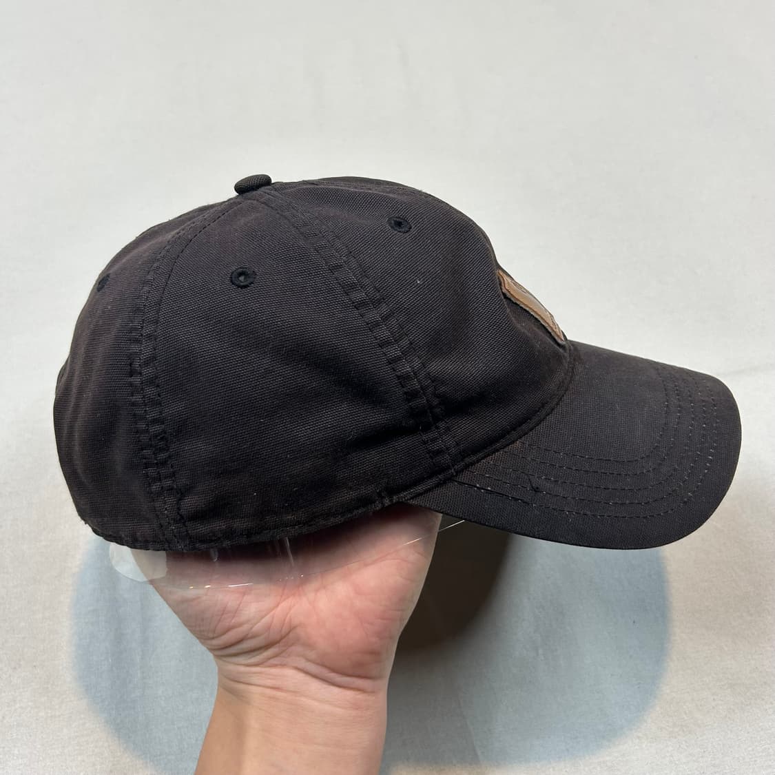 칼하트 워크웨어 볼캡 모자 썬페이드 블랙 상품이미지5