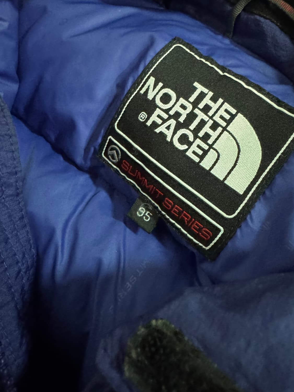 노스페이스 800 써밋 구스다운 후드 패딩 M 퍼플 상품이미지3