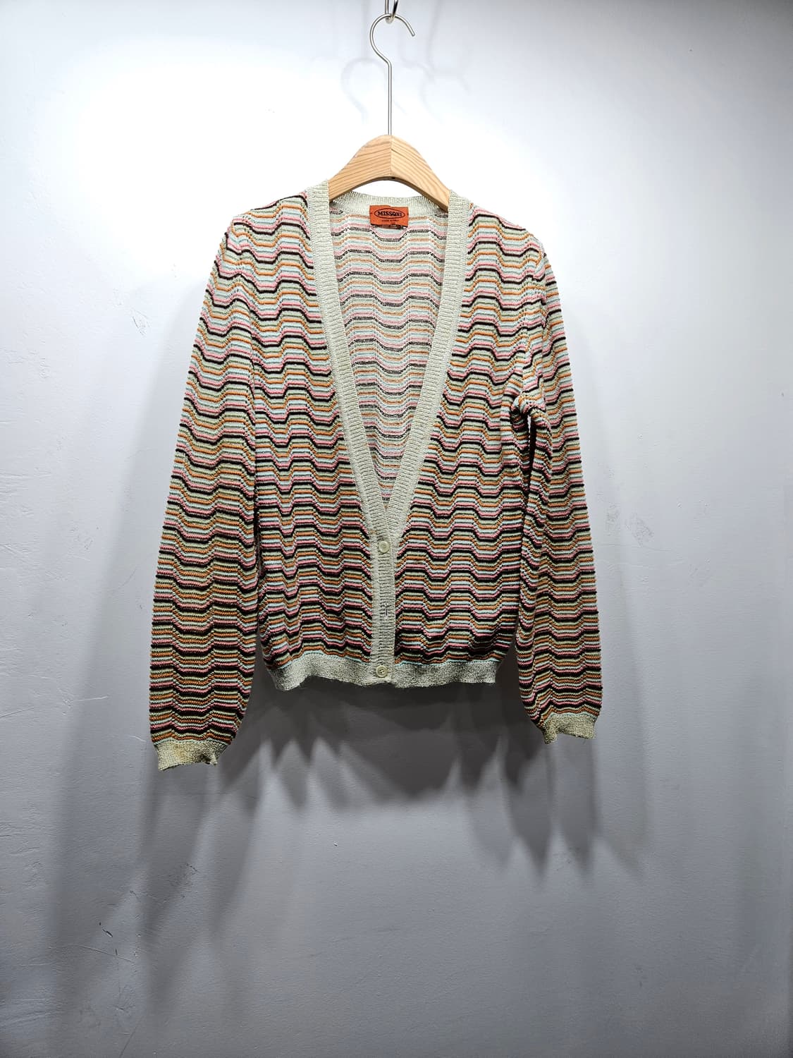 미쏘니 패턴 가디건 상품이미지1