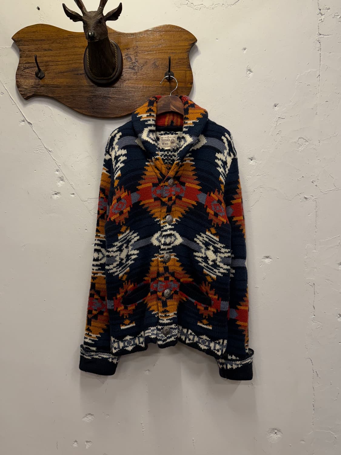 77) Second Wind Navajo Pattern Knit Card 상품이미지3