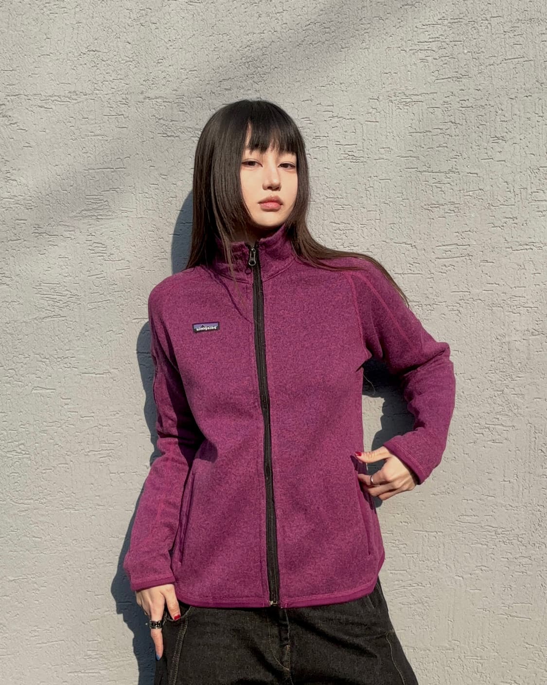 90s vintage Patagonia full zip fleece jk 상품이미지2