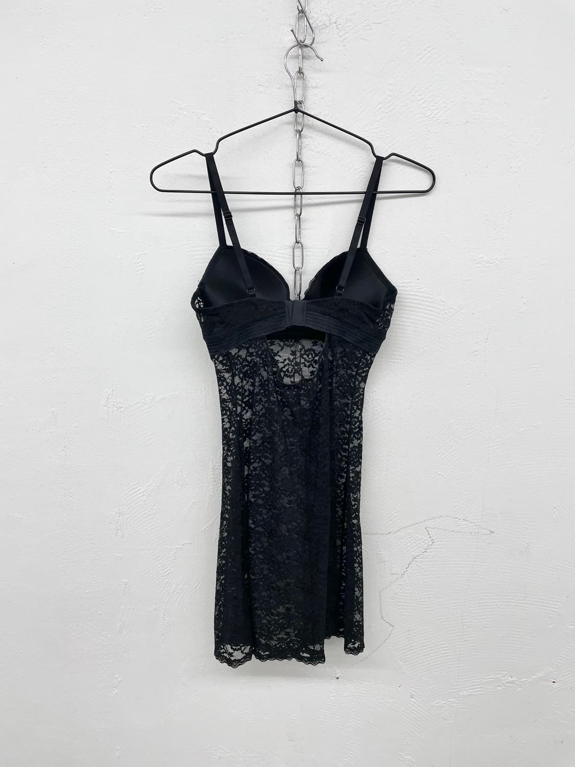 블랙 고딕 레이스 슬립 상품이미지6