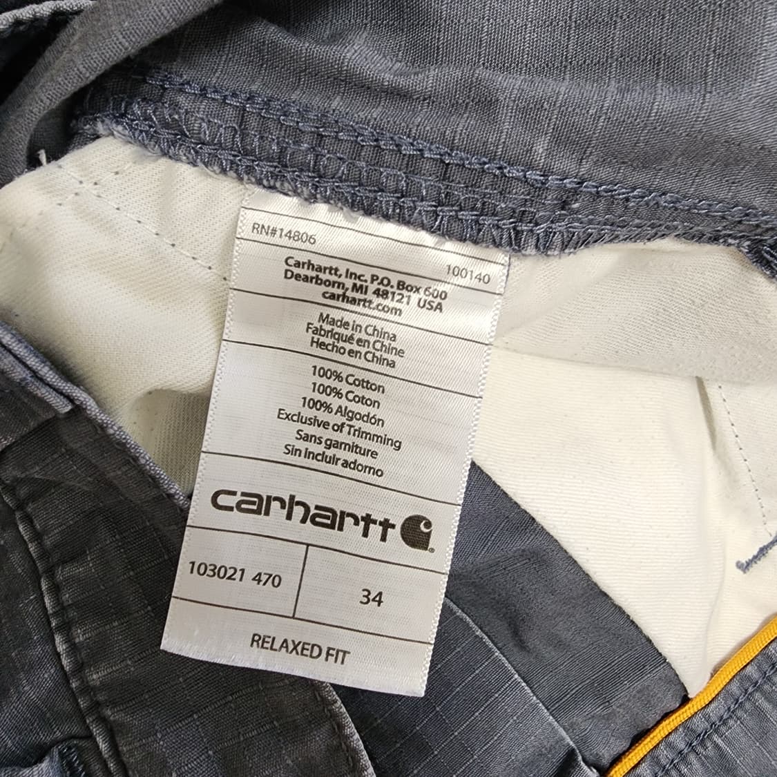 칼하트 남성 릴렉스핏 반바지
34 상품이미지4