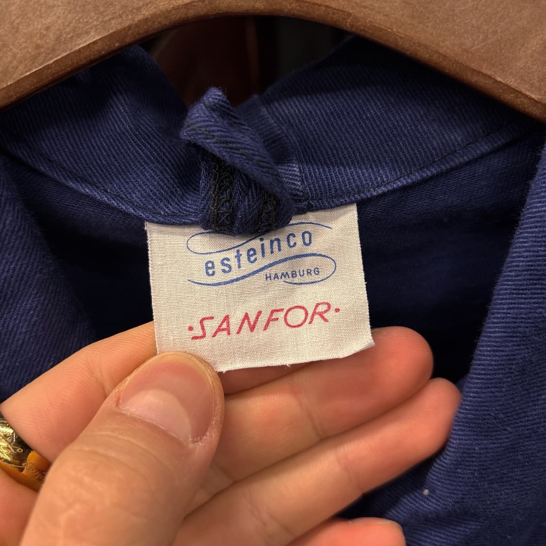 60~70s esteinco 독일생산 샌포라이징 프렌치 워크자켓 N711 상품이미지9