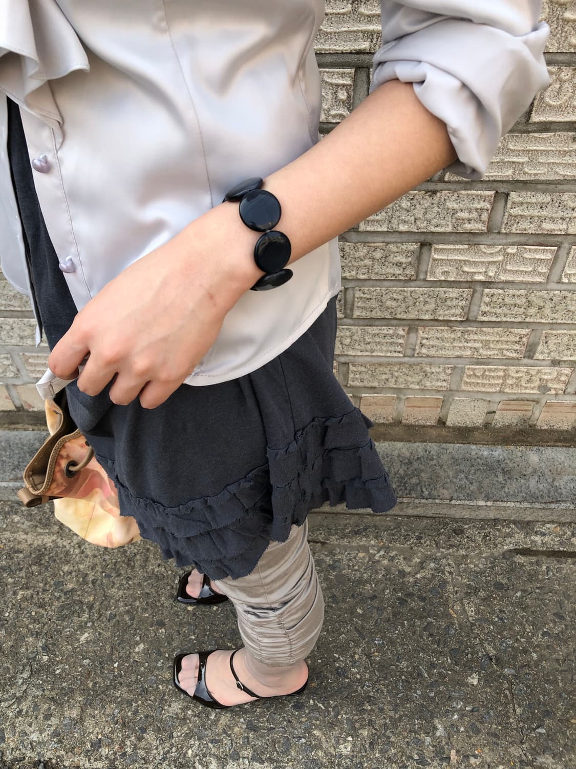 frill silk blouse  상품이미지4