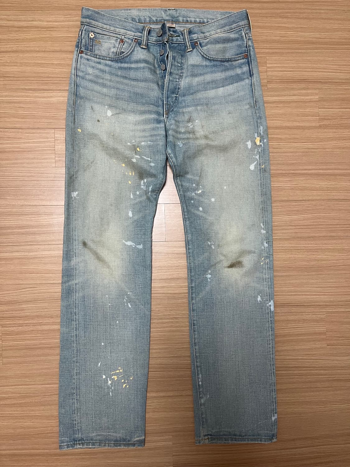 RRL 캠든 스트레이트 핏 셀비지 진 31X32 상품이미지1