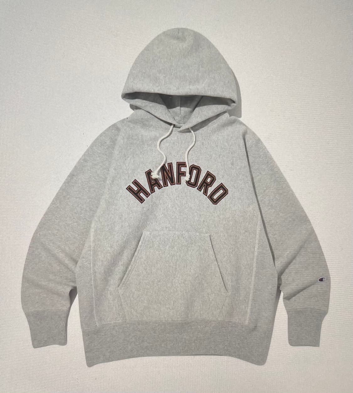 [ASIA] Reverse Weave115(블루택)기모 그래픽 후드티 상품이미지1